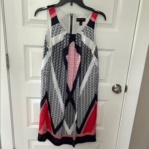 Geometric Sleeveless Dress